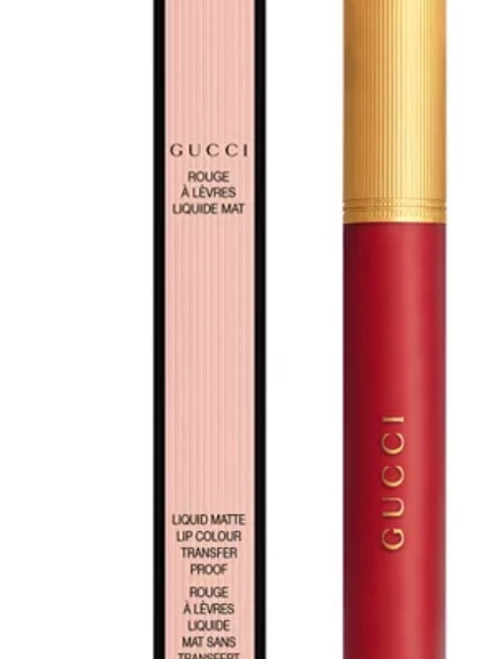 Gucci
Rouge à Lèvres Transfer Proof Matte Liquid Lipstick Goldie Red Brand New